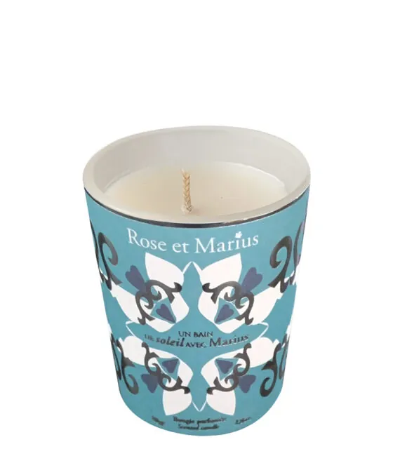 Mini lumânare parfumată Un bain de Soleil avec Marius