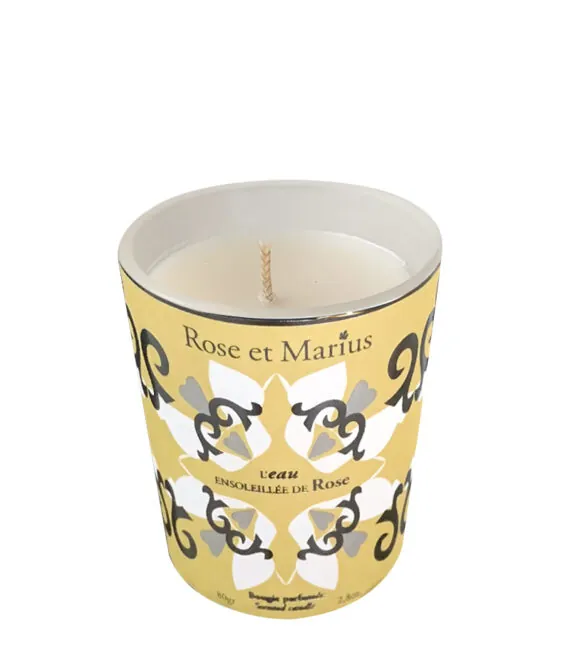 Mini lumânare parfumată L’eau ensoleille de rose