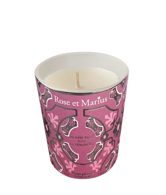 Mini lumânare parfumată Un Vin Rose sous la Tonnelle